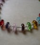 Multi Coloured Rondelle Bead Bracelet - Image 2