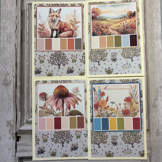 Greeting Card Set - Blank - Wild Meadow - C 235