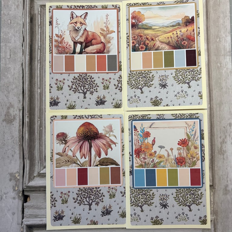 Greeting Card Set - Blank - Wild Meadow - C 235