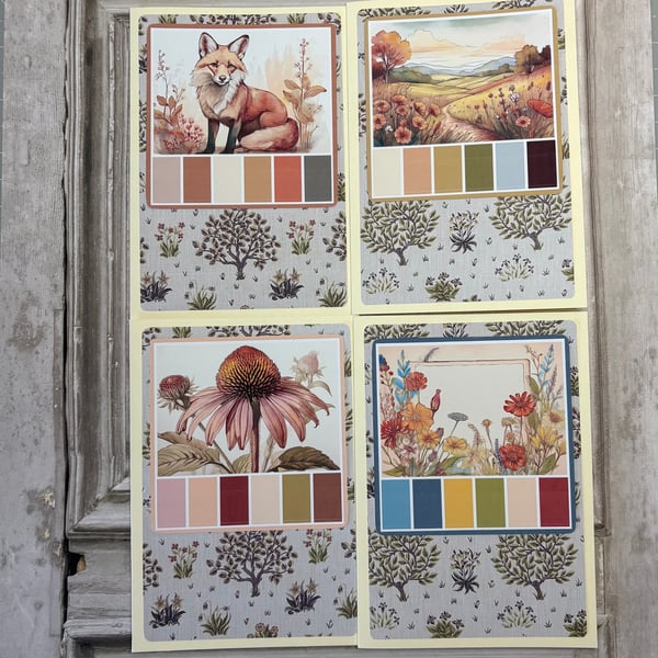 Greeting Card Set - Blank - Wild Meadow - C 235