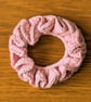 Crocheted hair bobble - pink