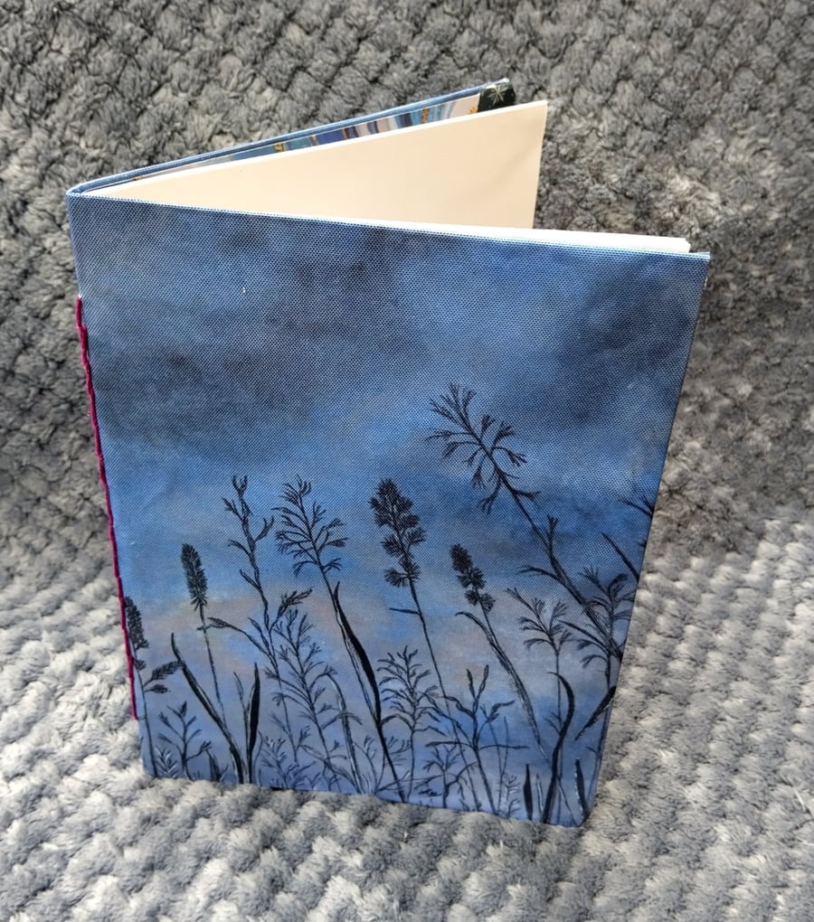 Handmade softcover notebook - "Look Up 1"