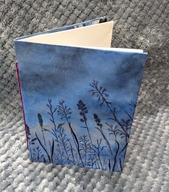 Handmade softcover notebook - "Look Up 1"