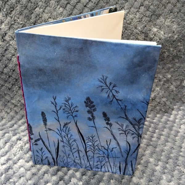 Handmade softcover notebook - "Look Up 1"