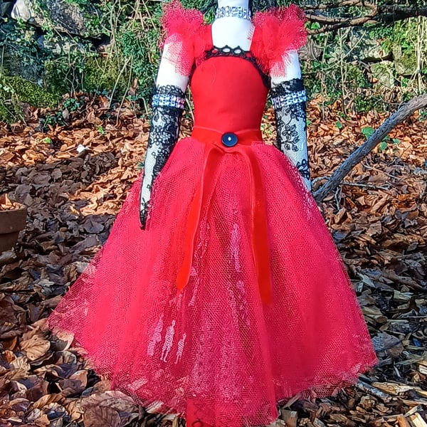 Moulin Rouge Inspired Fabric Doll - "Ladies of Leisure"