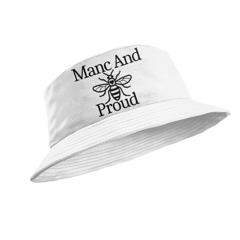 Manchester Bee Bucket Hat - Colour Varations Manc And Proud Design