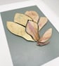 Madame de Maintenon - Original Botanical Wall Art with Gold and Petals - Image 6
