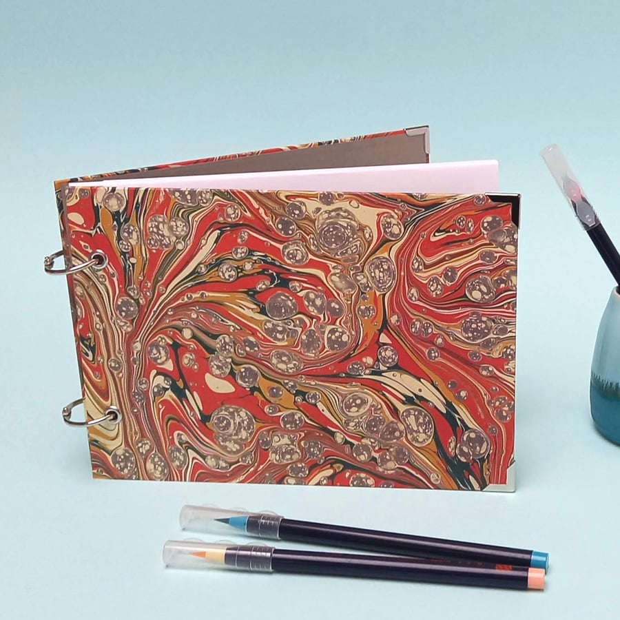 A5 Sketchbook - Hardback Landscape Sketch Book - Refillable - Artist Gift