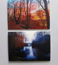 Multipack of 4 wintry Wirral photography cards 