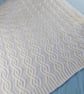 Cable Knit Baby Blanket PDF Knitting Pattern - Diamond Cable Design - Image 4