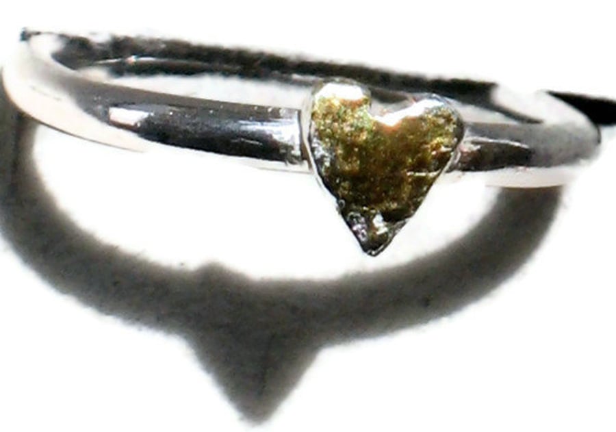 Heart stacking ring.