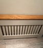 Painted Radiator cover with solid wooden top large  - Image 3
