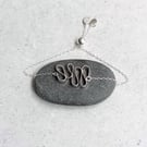 Sterling Silver Wire Ribbon Bracelet - Handcrafted Flat Wire Jewellery