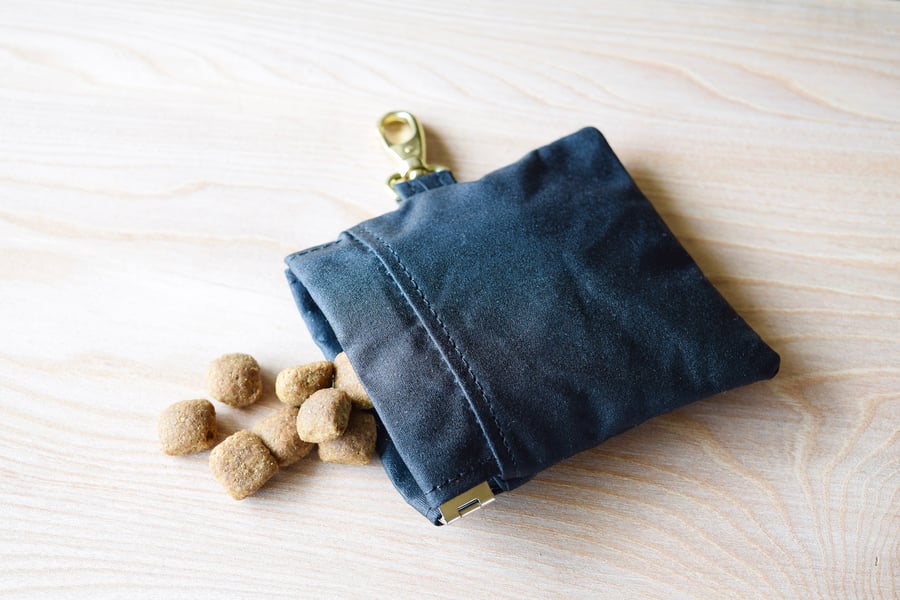 handy Dog treat pouch  perfect for puppy training , easy open and secure close 