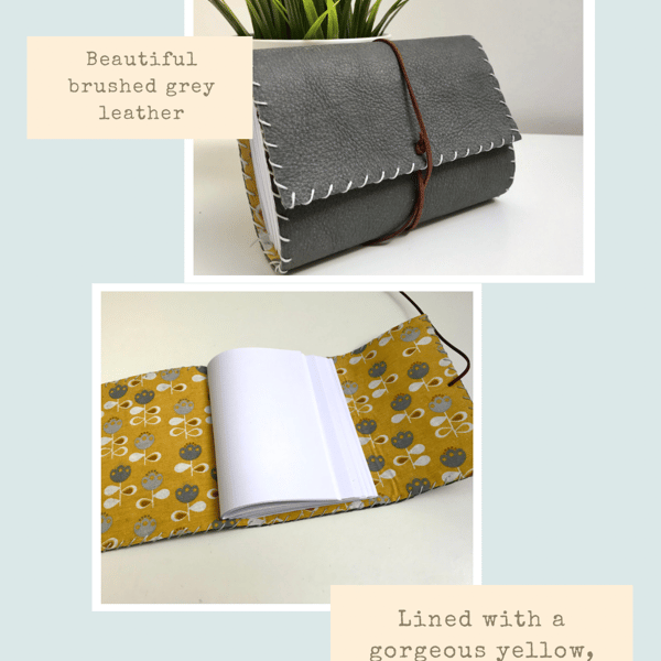 Leather notebook 