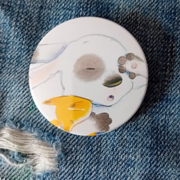 Picture Book  Badge - Sleepy Animal