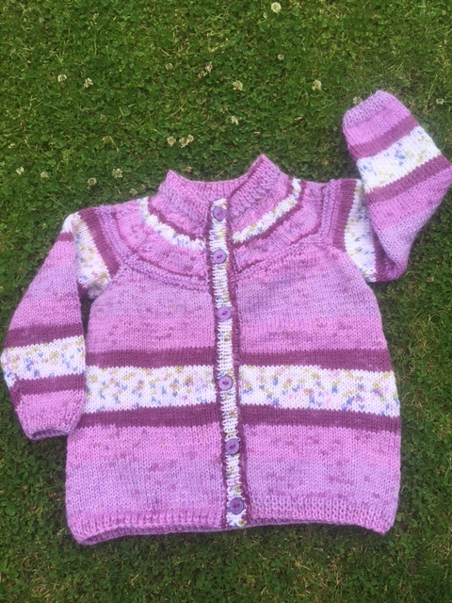 Random purple girls cardigan