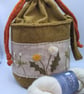 Hand Embroidered Project Bag  - Image 4