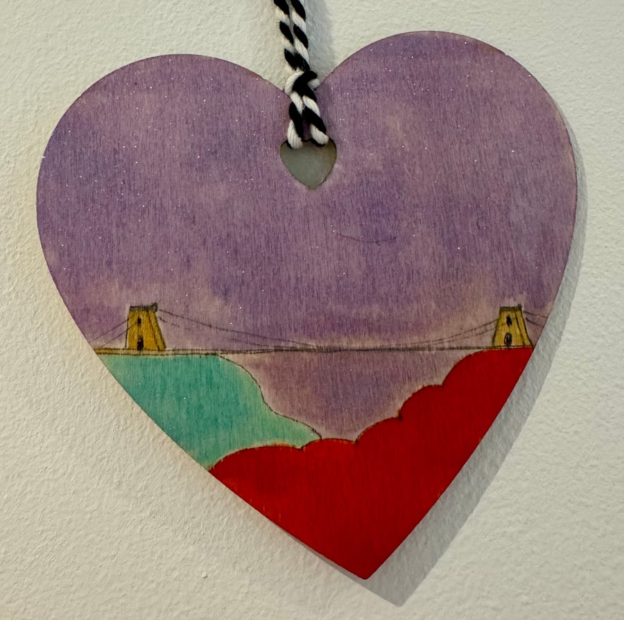 Clifton Suspension Bridge in Bright Watercolours