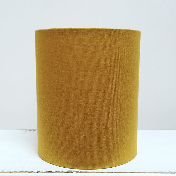 Handmade fabric fairy light Little Lantern - mustard colour pop!