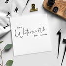 Personalised Teacher Card