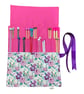 Liberty floral print Straight knitting needle case, needle roll, ribbon tie 