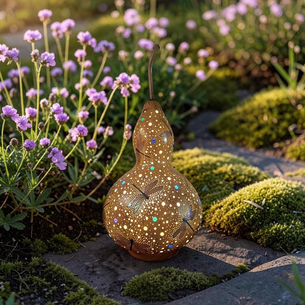 Dragonfly Gourd Lamp