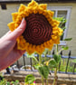 Sunflower coaster set of two, Sunflower decor, Sunflower gift, Birthday gift - Image 4