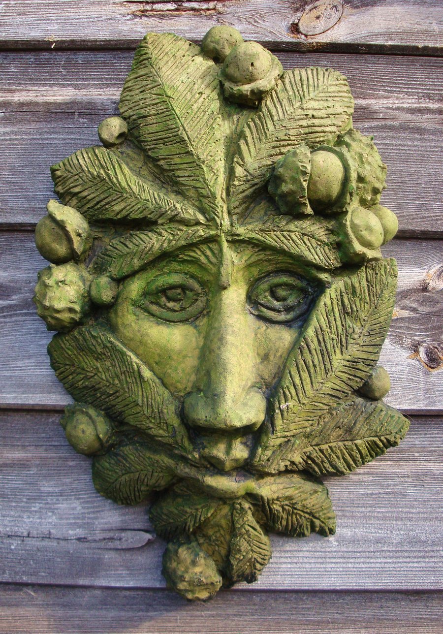 Conker Green Man Plaque plus Free Pocket Green Man