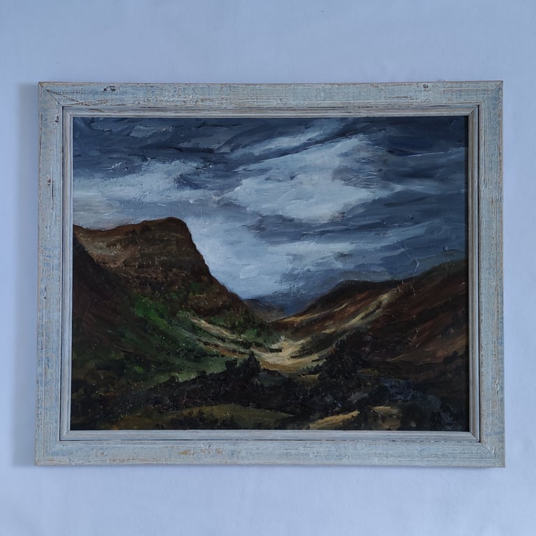 Glen Coe, original Scottish landscape painting