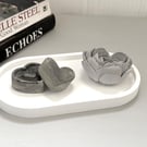 Home Fragrance Gift Set with Rose Diffuser, Heart Aroma Stones & Tray