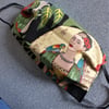 Frida Kahlo. Frida's Garden. Frida Face Mask. 3 Layers. Cotton. Washable