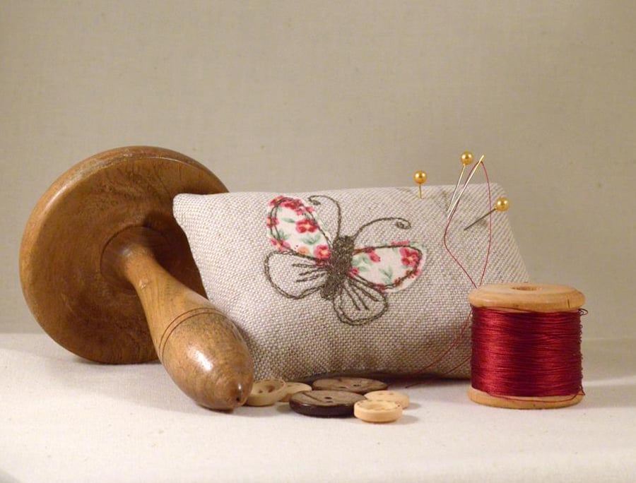 Pin Cushion Butterfly Handmade Nature Wildlife Mothers Day Gift