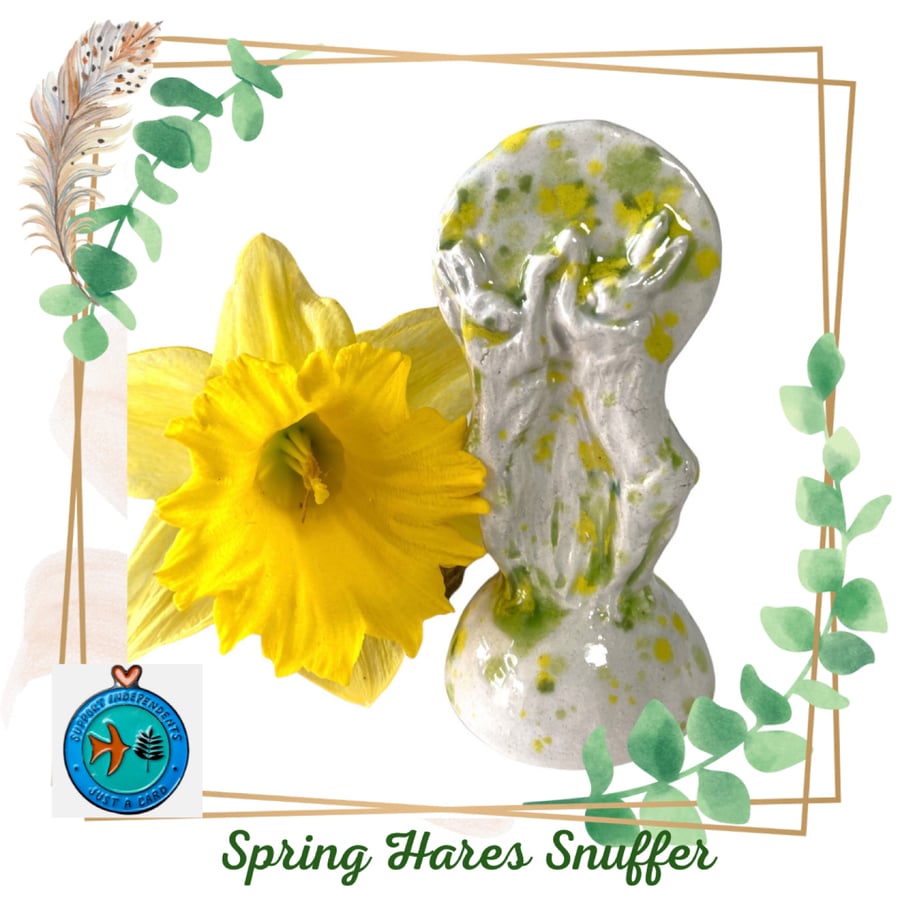 Spring Hares Candle Snuffer