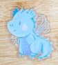 Magic Dragon - Transparent Vinyl Illustrated Sticker 
