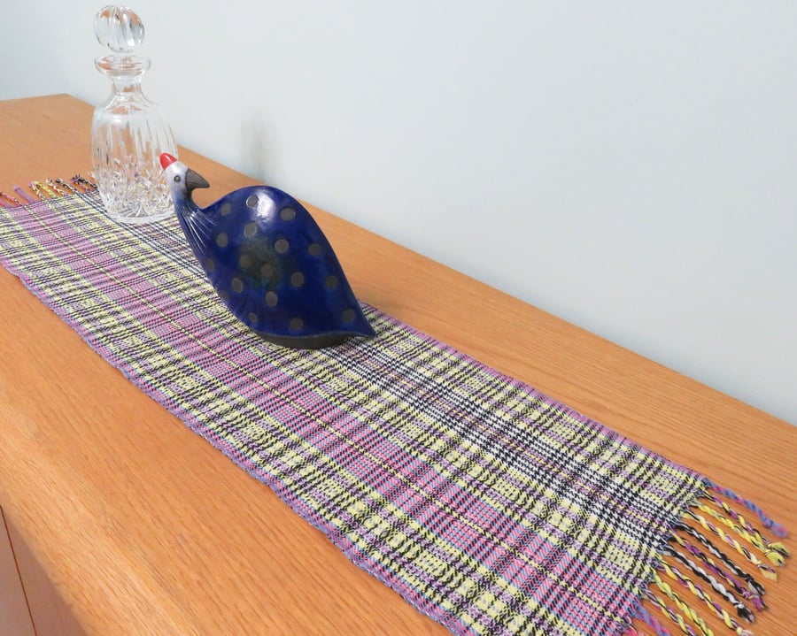 Handwoven table runner