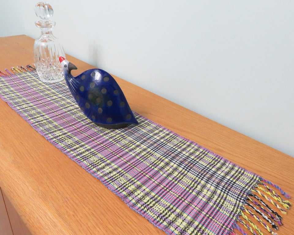 Handwoven table runner