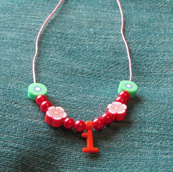 Children's '1' Charm Necklace