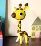 Gentle Giraffe - Wool Felt Sculpture - Image 2