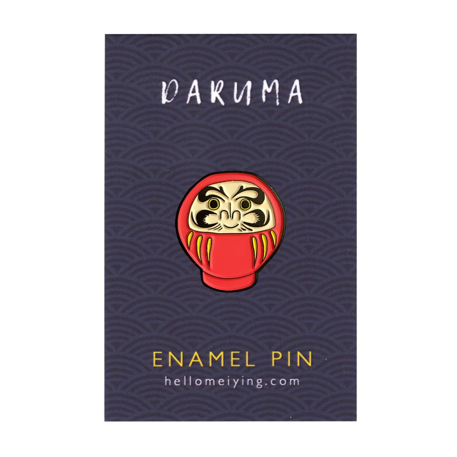 Daruma, Enamel Pin