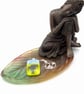 Coming in to Land, Fused Glass Pendant with Sterling Silver Findings - Image 8
