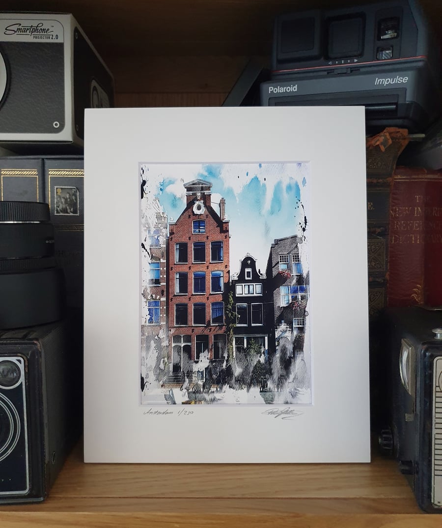  Wonky Buildings, Amsterdam Fine Art Archival print Limited Edition of 250 