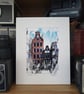  Wonky Buildings, Amsterdam Fine Art Archival print Limited Edition of 250  - Image 1