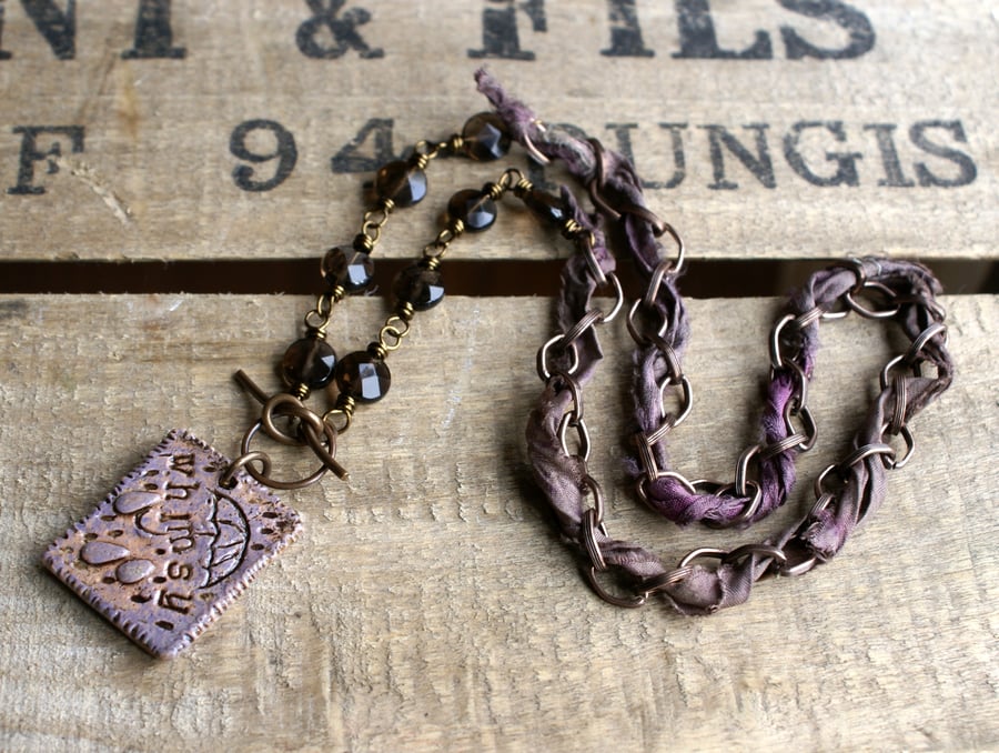 Whimsical Ceramic Necklace