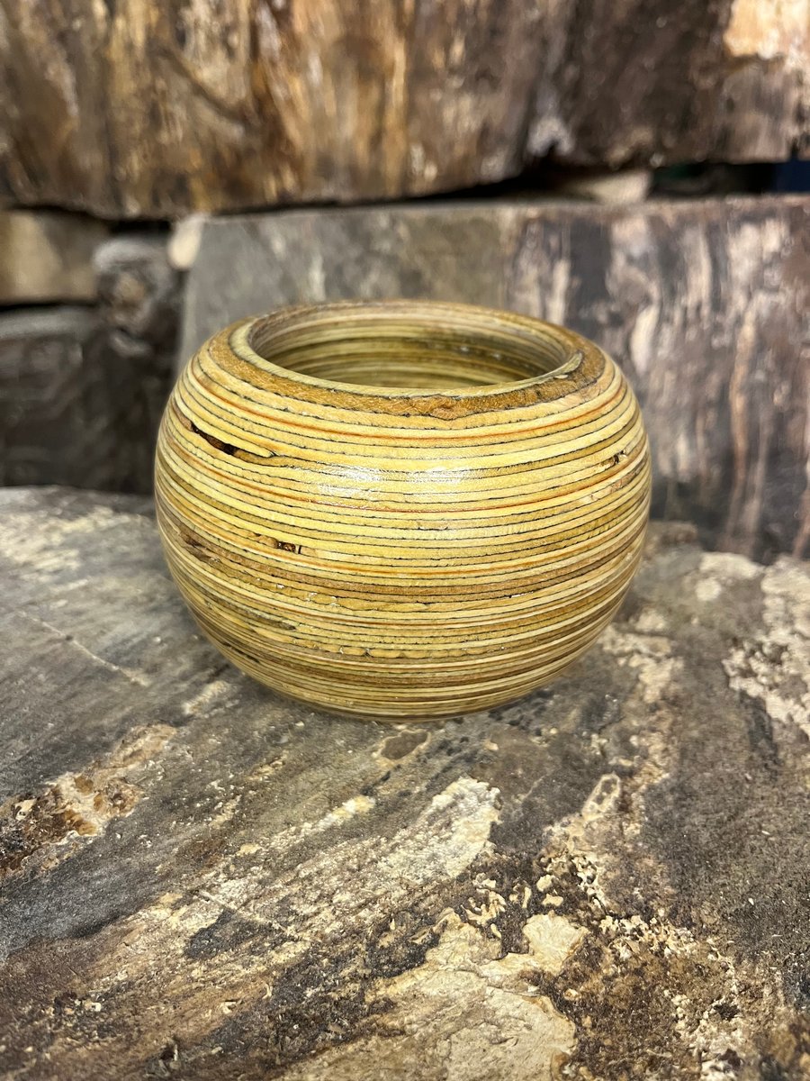 wooden bowl number thirty-four