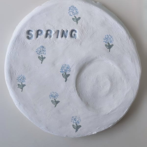 Spring Clay Tea light Holder 