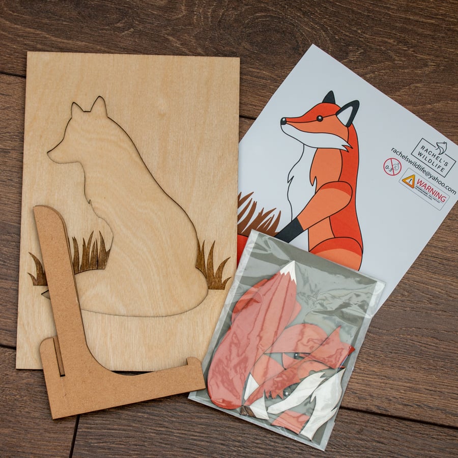 Fox mosaic jigsaw puzzle for adults 