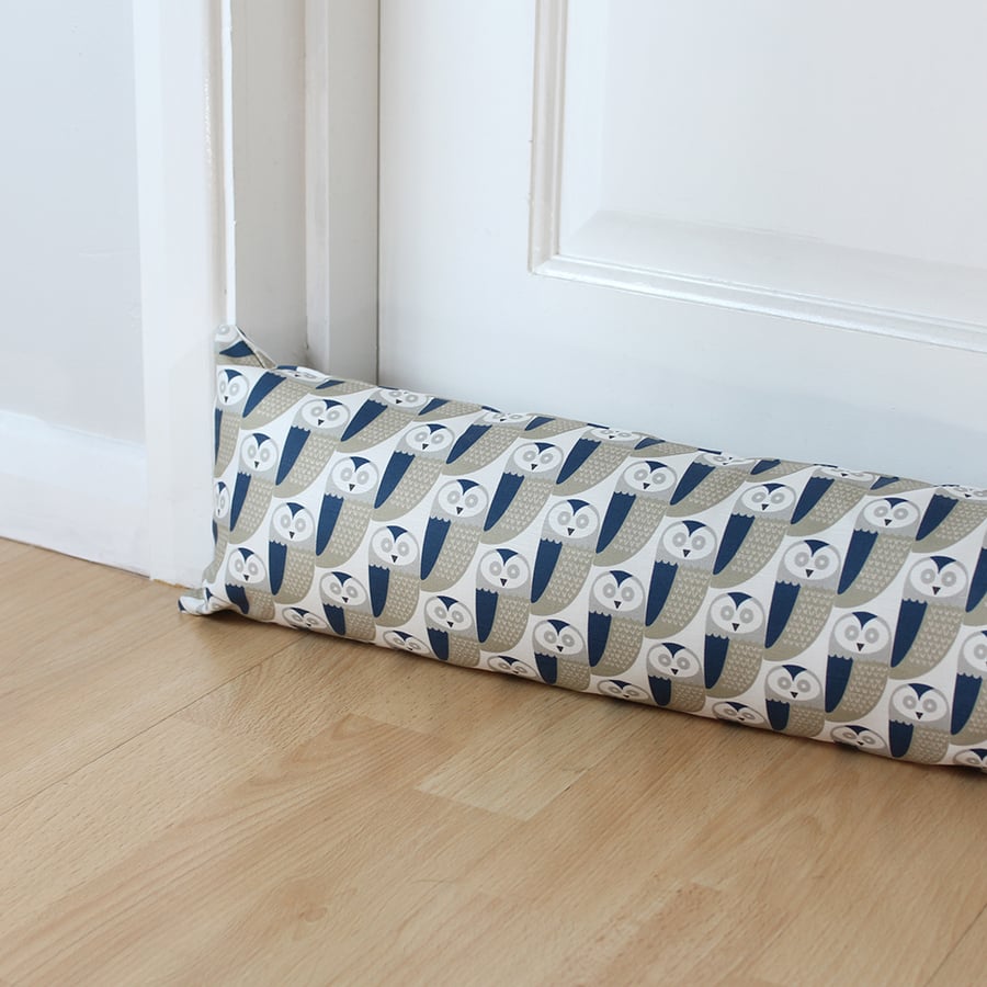 Owl Fabric Draught Excluder