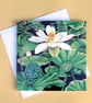 Greetings Card - Blank - Lotus - Image 1