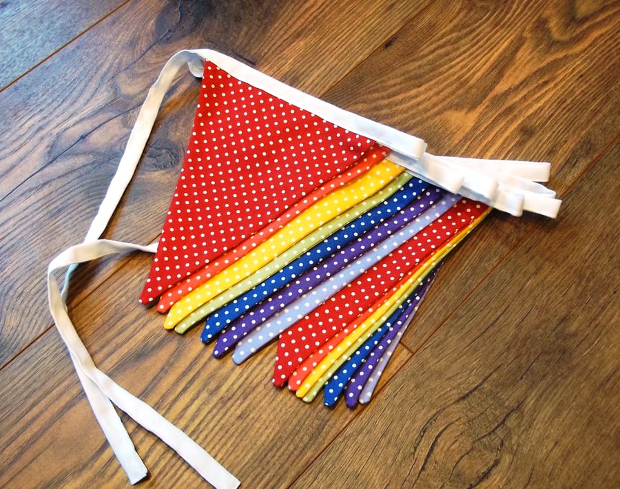 Rainbow bunting